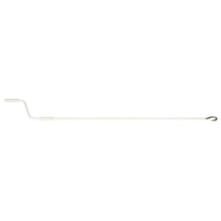 Lippert MANUAL CRANK STYLE AWNING HOOK AND CRANK ROD, WHITE 300030